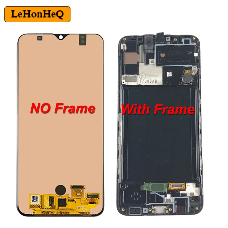 100% Новый оригинальный ЖК-дисплей для samsung galaxy A30S A307 с рамкой A307F A307FN/DS сенсорный
