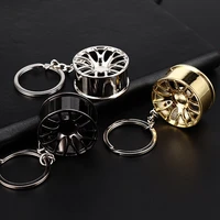 mini car key ring auto wheel shape keychain tire styling creative keyring for bmw vw audi honda ford subaru keychain gift