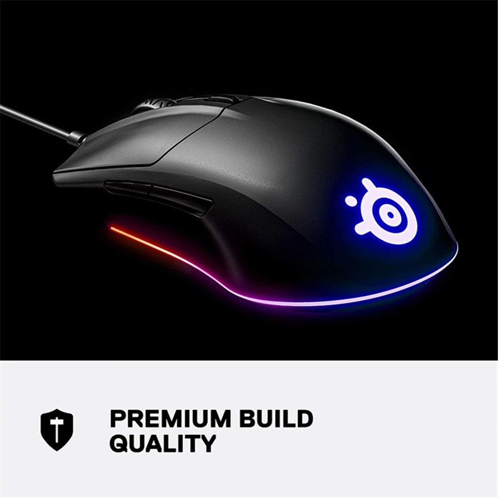 Игровая мышь SteelSeries Rival 3 8500 CPI TrueMove Core оптический сенсор 6 программируемых кнопок