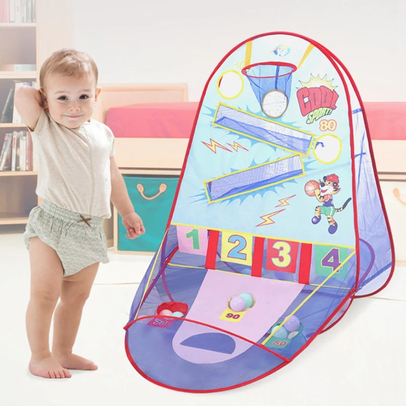 Портативный складные детские Dunk Океанский для игр с мячом палатка крытый
