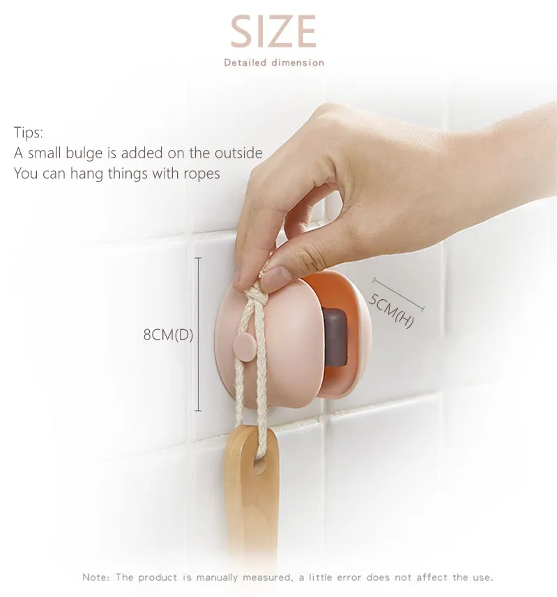 

Non-trace Hang Wall Mop Shelf Bath Towel Storage Bathoom Hanger Wall Hooks