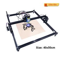 4050cm laser engraver 2 axis cnc wood router cutter printer high precision diy desktop laser engraving cutting machine 0 5w 15w
