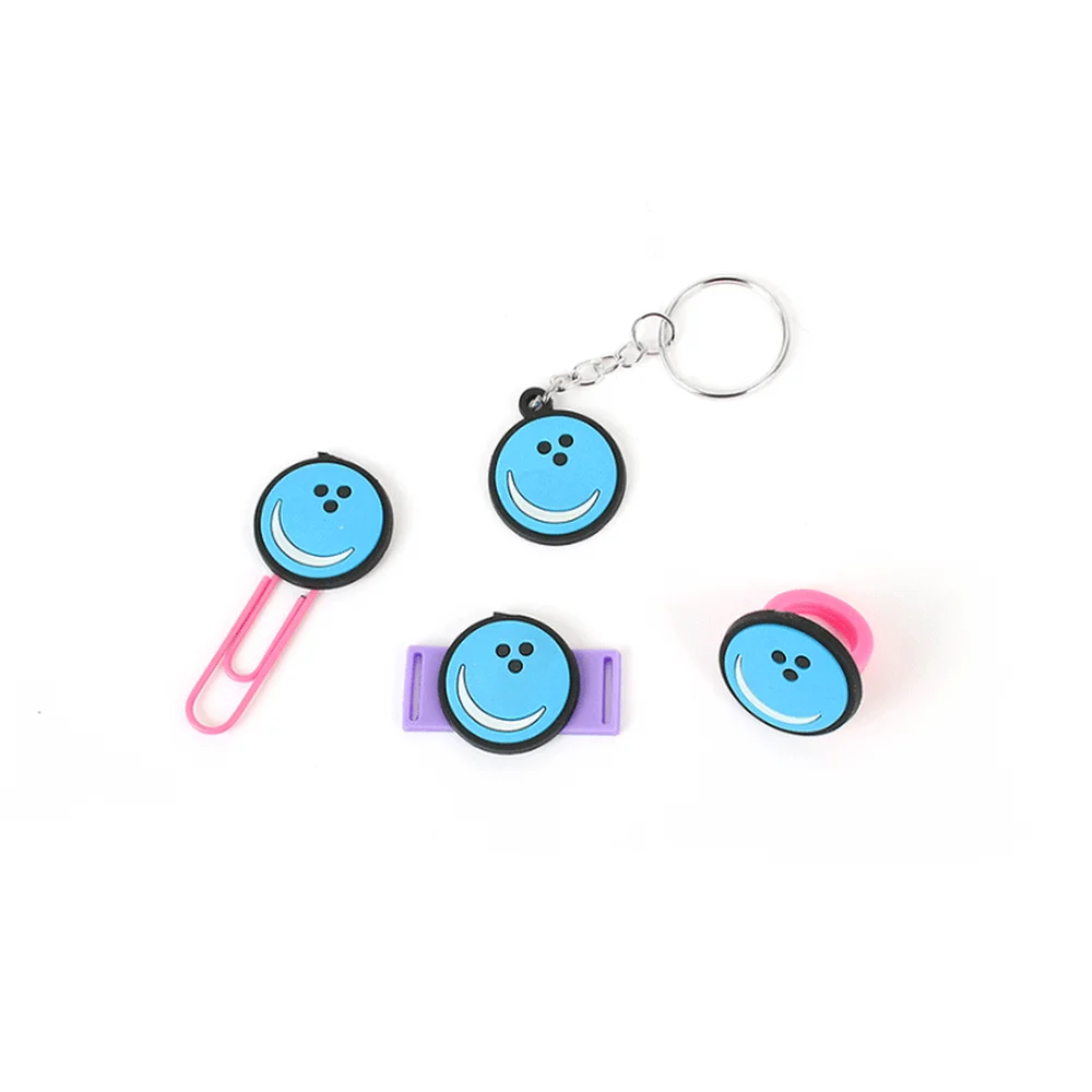 

2020 Лидер продаж, новинка, детский силиконовый чехол со смайликом, аксессуары для студентов, брелки из сплава, оптовая продажа