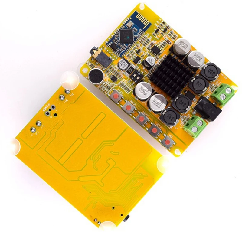 TDA7492 Wireless Bluetooth 4.0 Stereo Amplifier Board Module 2X50W Dual-Channel with Microphone AUX 10-25V DC Beyond TDA7492P |