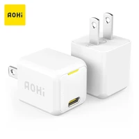 aohi gan charger 20w usb c charger pd 3 0 qc 3 0 mini type c fast charging charger for iphone 13 12 galaxy huawei quick charger