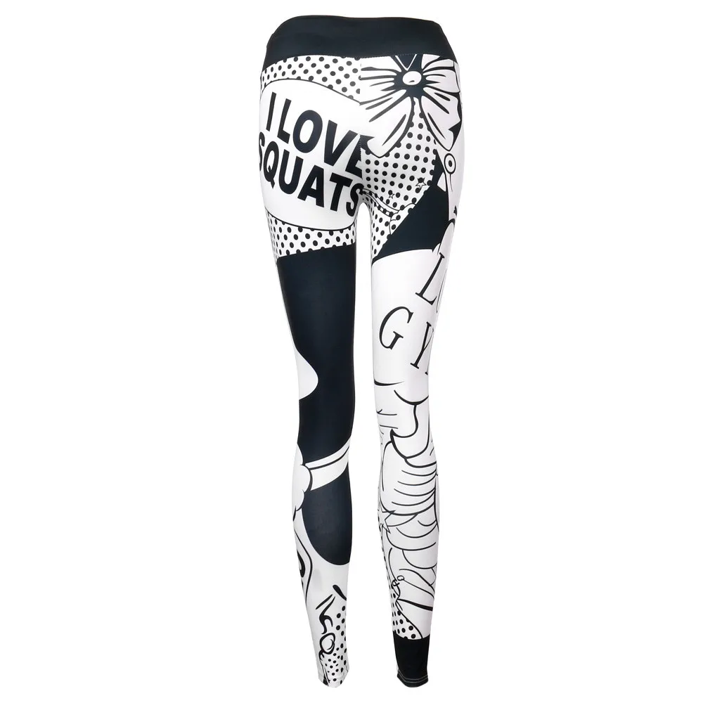 Быстросохнущая спортивные обтягивающие леггинсы брюки Высокая Талия на резинке