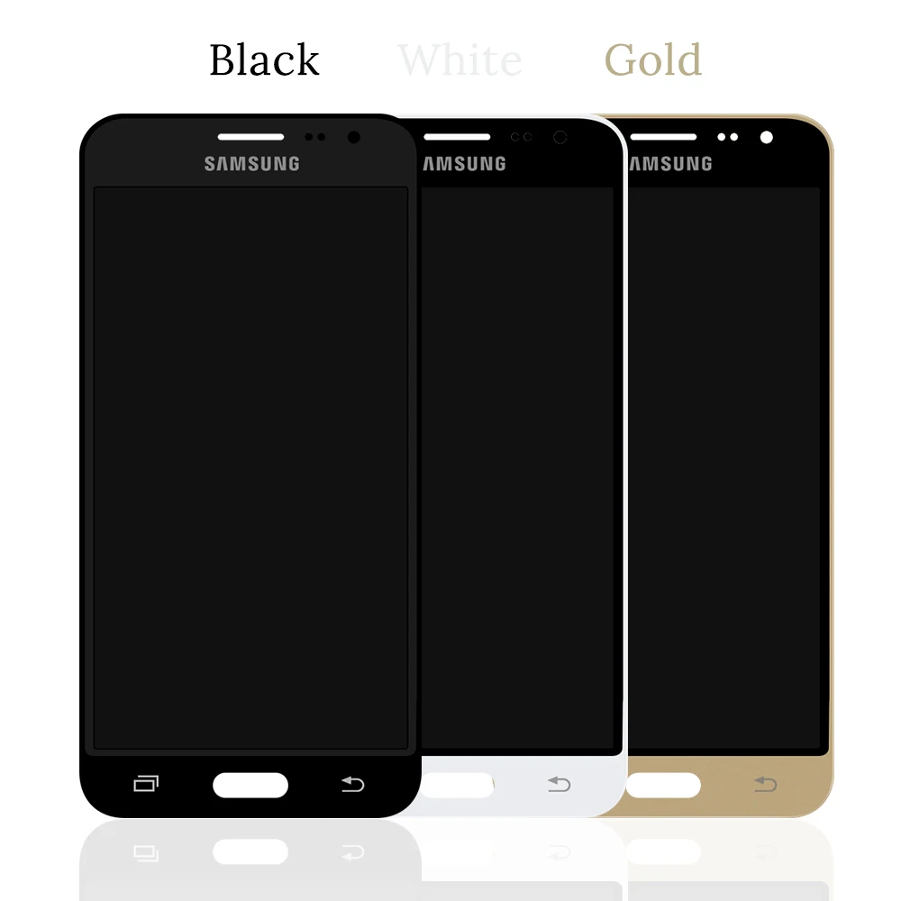 100% супер AMOLED lcd для samsung Galaxy J3 2016 J320 J320F J320H J320M J320FN s дисплей с кодирующий
