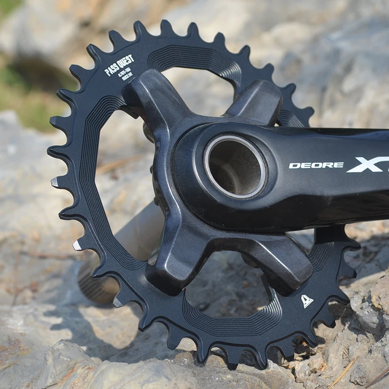 PASS QUEST овальная Звездочка 96BCD MTB узкая широкая цепь из колец велосипедная