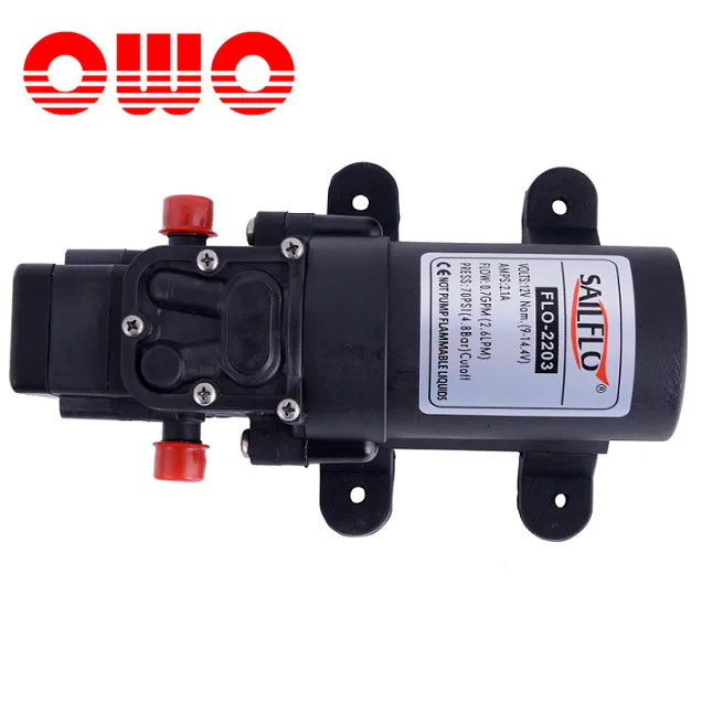 Sailflo FLO 2203 12V dc 2.6lpm 70psi насос высокого давления dc/Малогабаритный оросительный
