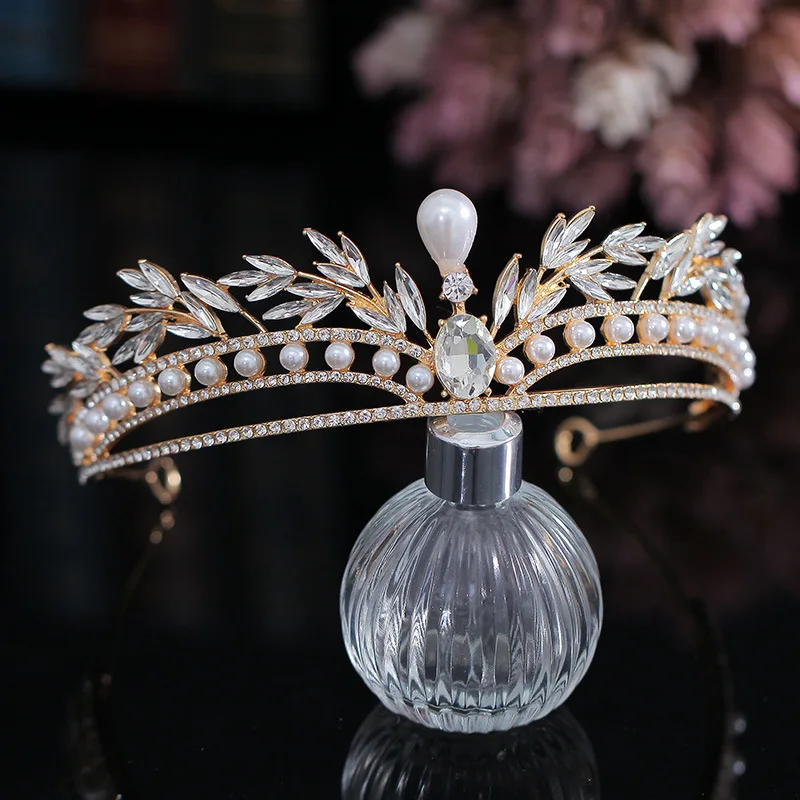 CC винтажные короны свадебные аксессуары для волос женщин подружки невесты
