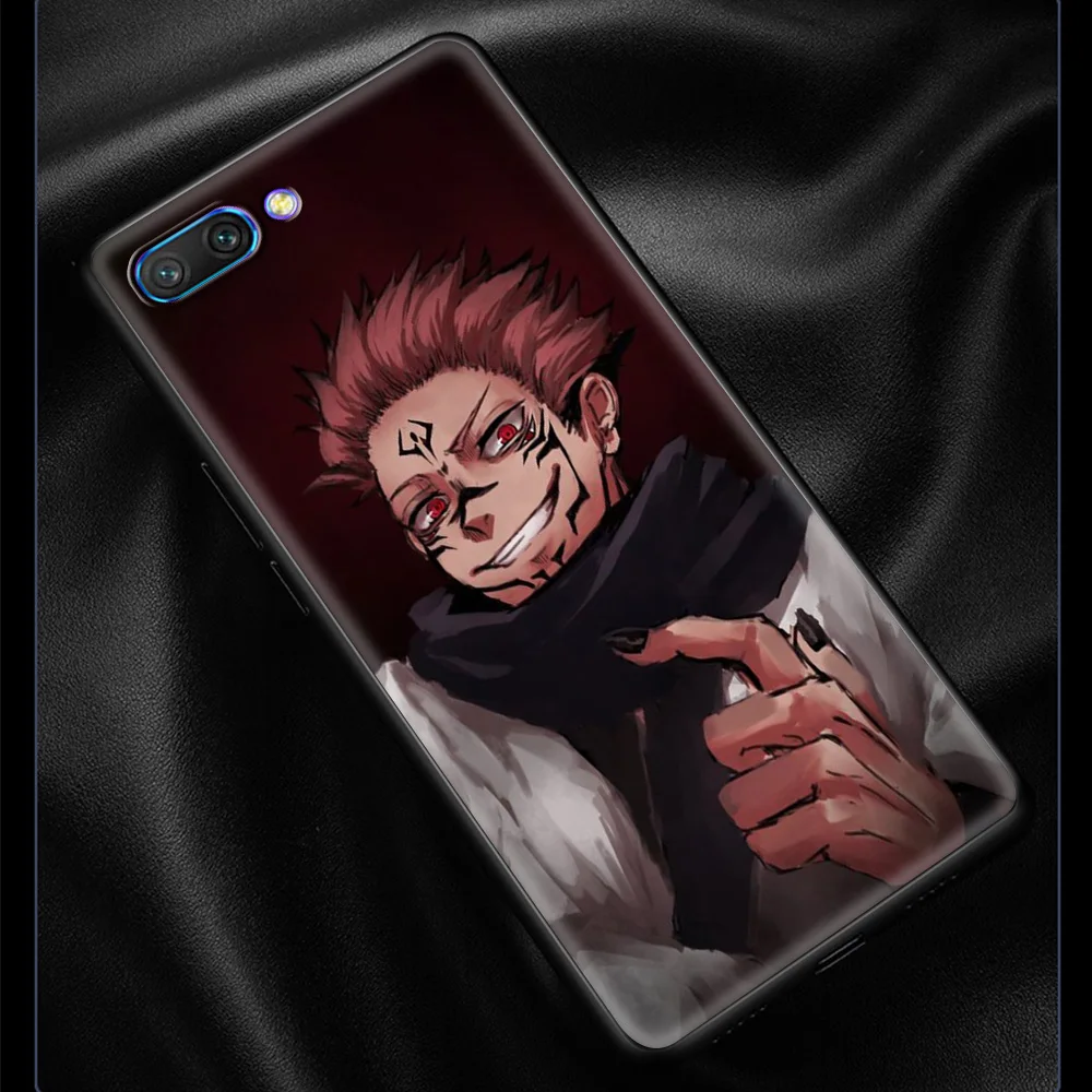 

Silicone Cover for Honor 8X 9X Pro 9S 9C 9A 10 20 20E 20S 30 Pro Play 9A Soft TPU Phone Case Coque Anime Jujutsu Kaisen