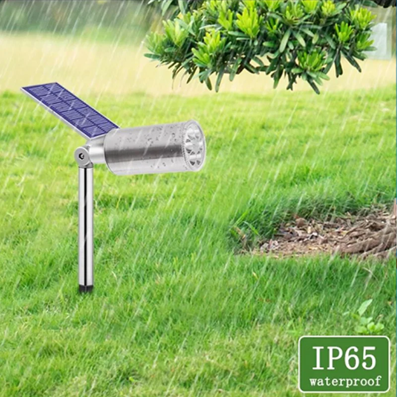 Светодиодный светильник на солнечной батарее регулируемый Точечный IP65