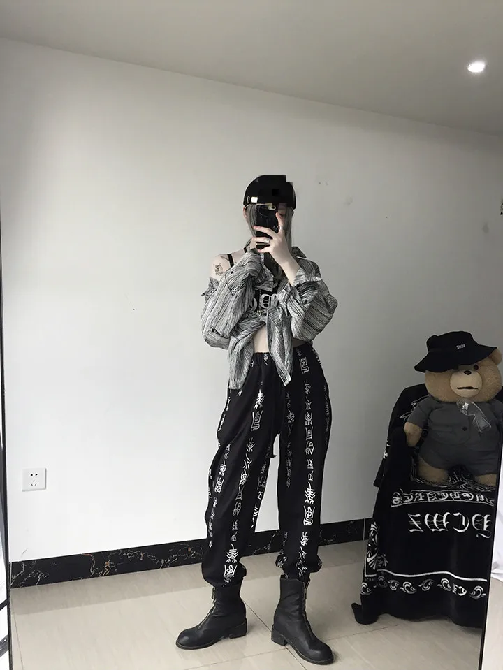 Ruibbit Новая Осенняя уличная одежда для женщин Свободные готика Харадзюку BF