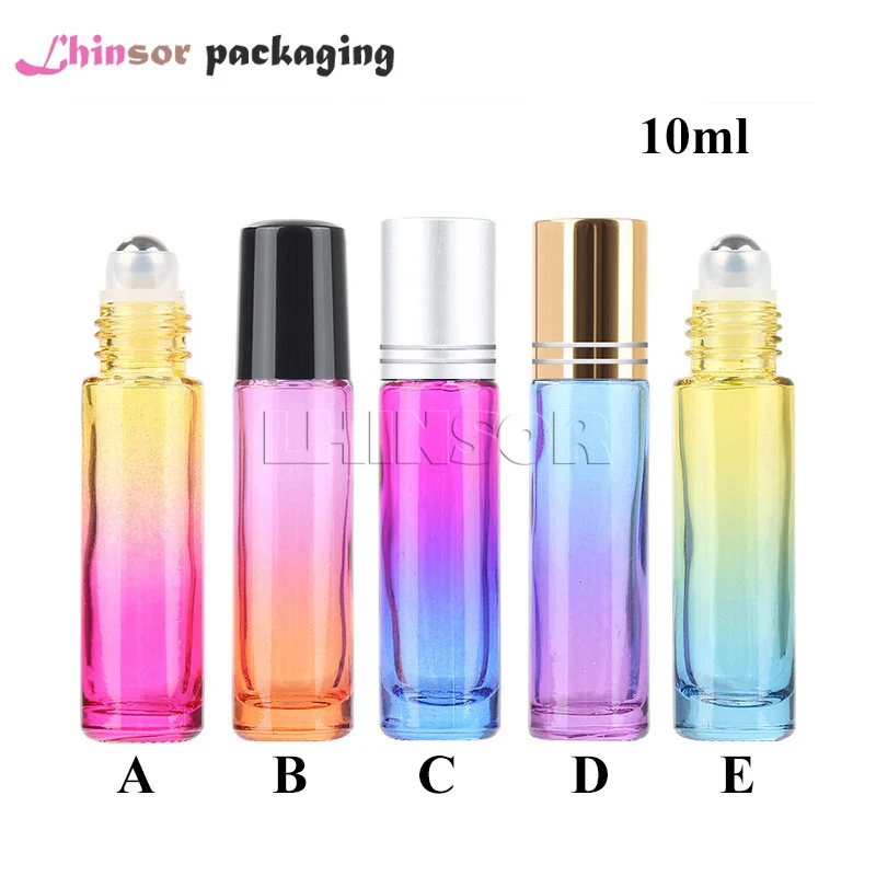 Стеклянные флаконы с валиком для эфирных масел 30 шт./лот 5 мл 10 мл|Многоразовые