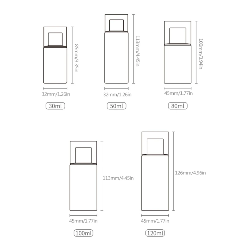 

1 Set Empty PET Clear Bottles with Pump Sanitiser Soap Dispenser