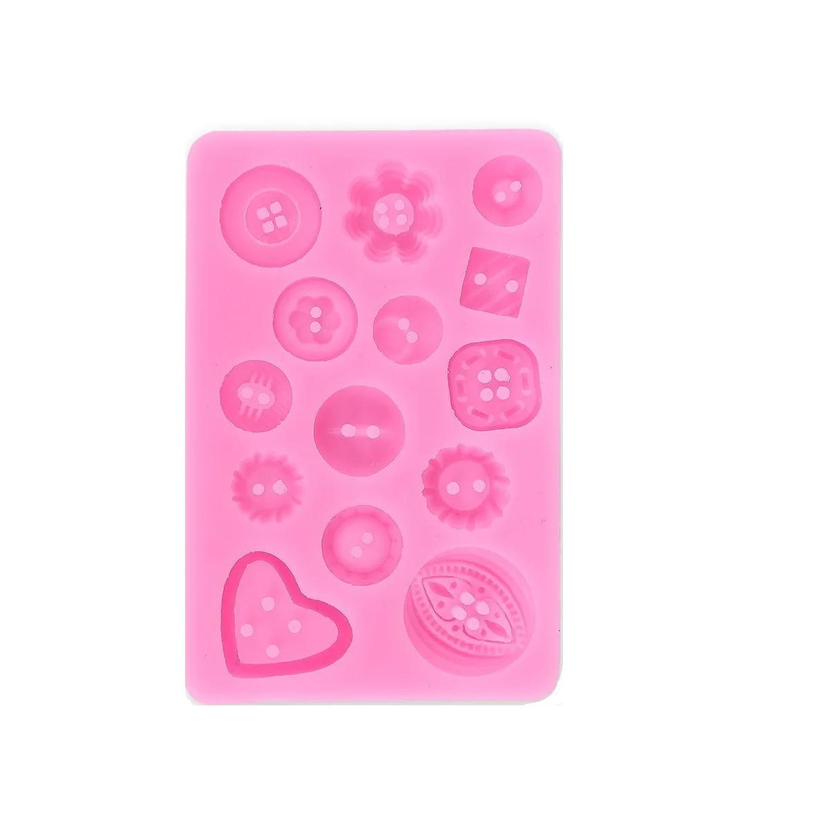 3D пуговицы силиконовые формы для украшения торта помадка форма кексов Топпер