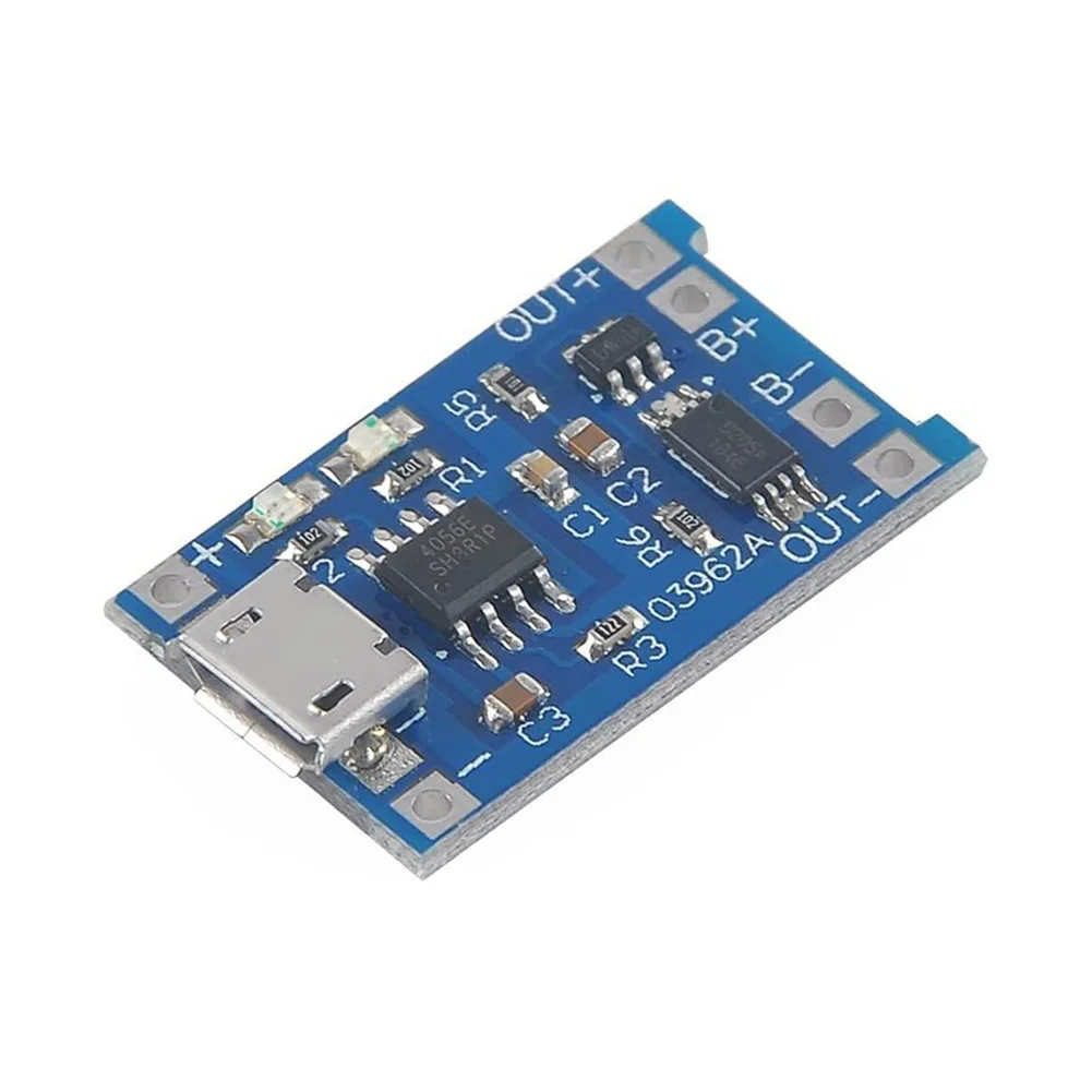 

10PCS Battery Charging Module Micro USB TP4056 5V 1A Lithium Battery Overcharge Over-Discharge Protection Board