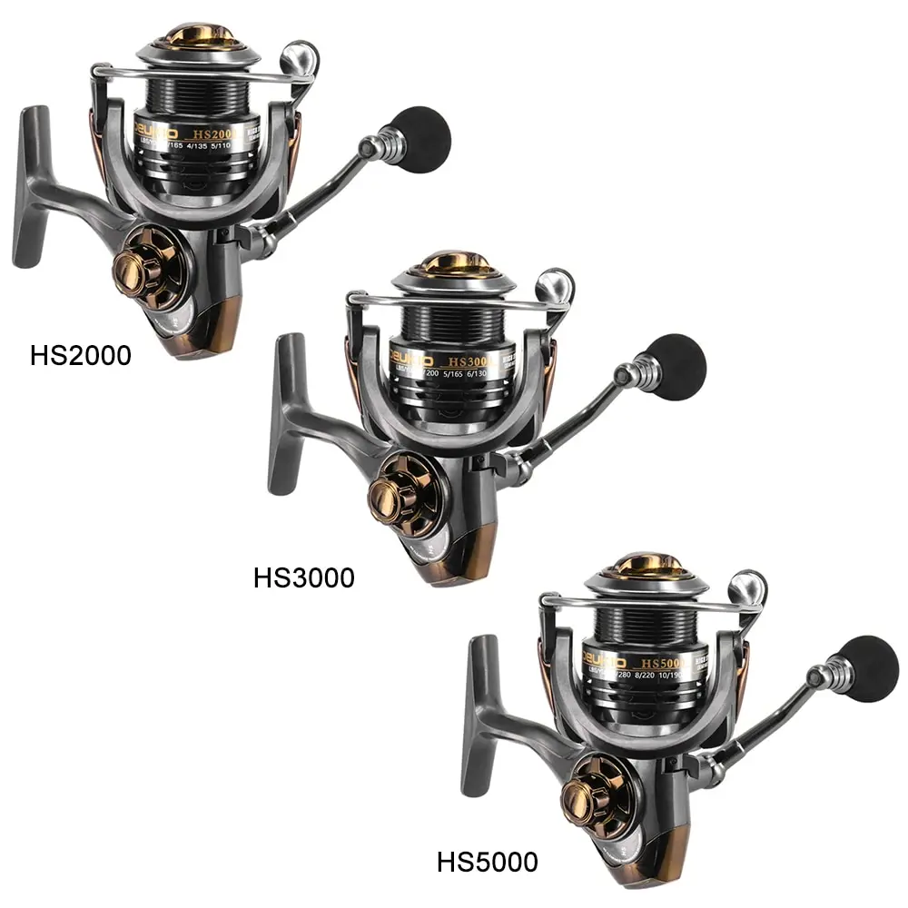 

Professional Spinning Fishing Reel Metal 5+1 Ball Bearings Spinning Reels With Interchangeable Left/Right Hand Fishing Reel Tool