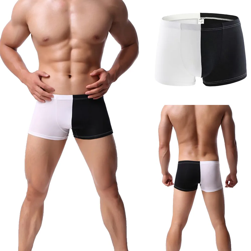 Мужское Сексуальное белье шорты трусы дышащие мужское нижнее боксеры мужские W806