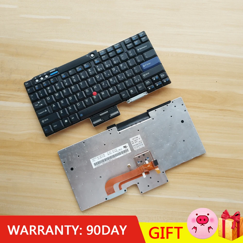 Ноутбук клавиатура на замену для lenovo ThinkPad T60 T60P T61 R60E R61I Z60 T400 R400 W500 английский язык клавиатуры клавиш