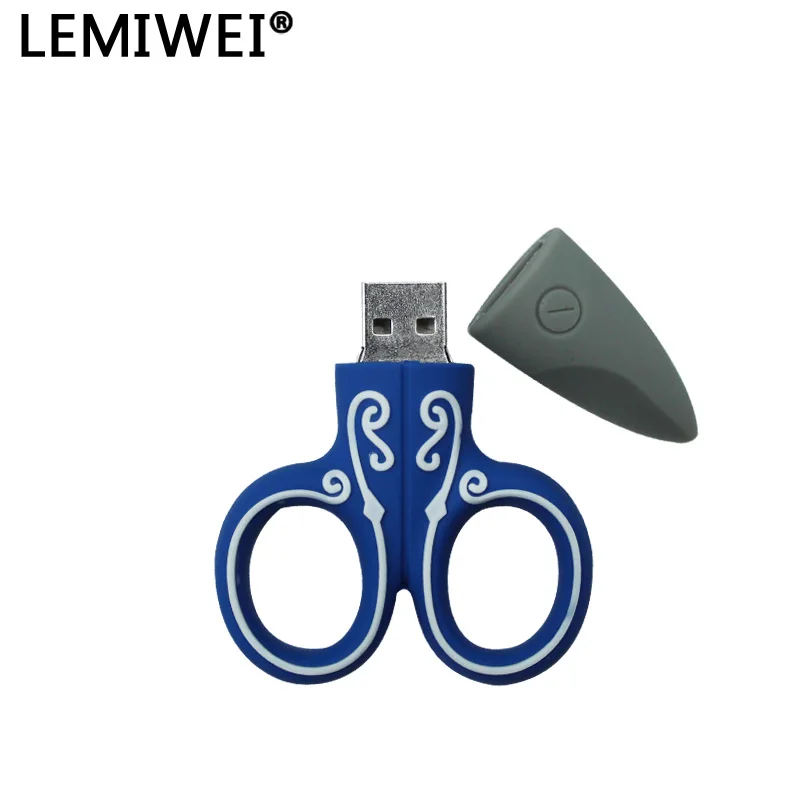 Швейная машинка USB флеш-накопитель 64 ГБ 32 16 милые Мультяшные ножницы Pendrive 8 4 мини