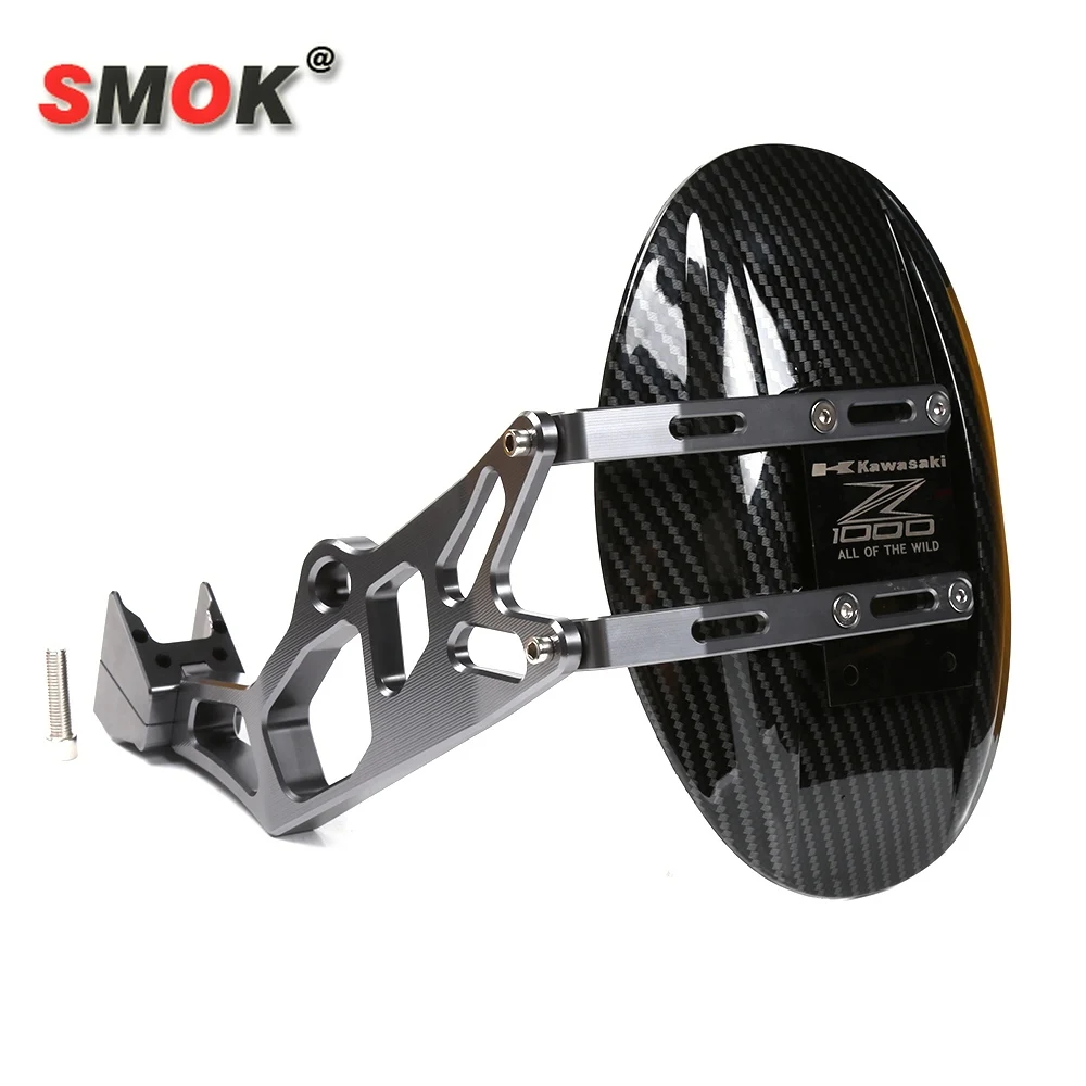 SMOK для Kawasaki Z1000 2010 2020 мотоциклетный ЧПУ Алюминиевый задний брызговик грязевой