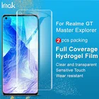 Imak 2 шт. мягкая Гидрогелевая пленка HD для Realme GT Master Explorer протектор экрана 3D изогнутая пленка с полным покрытием передняя или задняя пленка