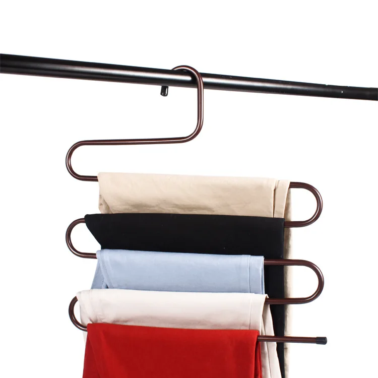 Новый тип многофункциональная Волшебная вешалка для штанов многослойная
