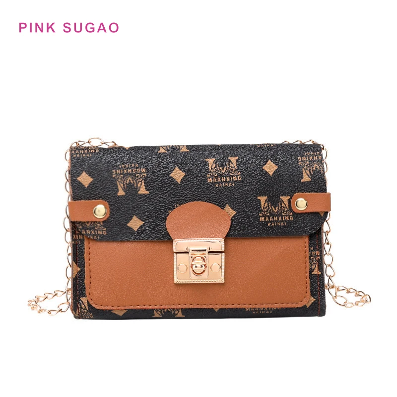 

Pink Sugao women purse luxury handbags women bags designer ladies hand bag leather shoulder bag crossbody bag small chain bag