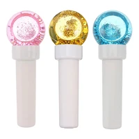 beauty ice hockey beauty crystal ball 360 rotatable roller facial cooling ice globes water wave face eye massager face care tool