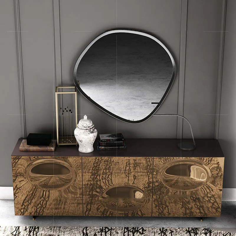 Итальянский консольный стол в гонконгском стиле роскошный шкаф для хранения
