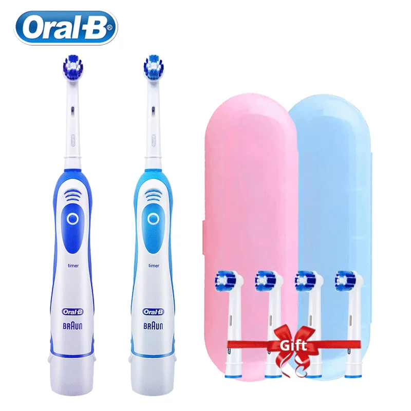 Оригинальная электрическая зубная щетка Oral B питание от аккумулятора Глубокая