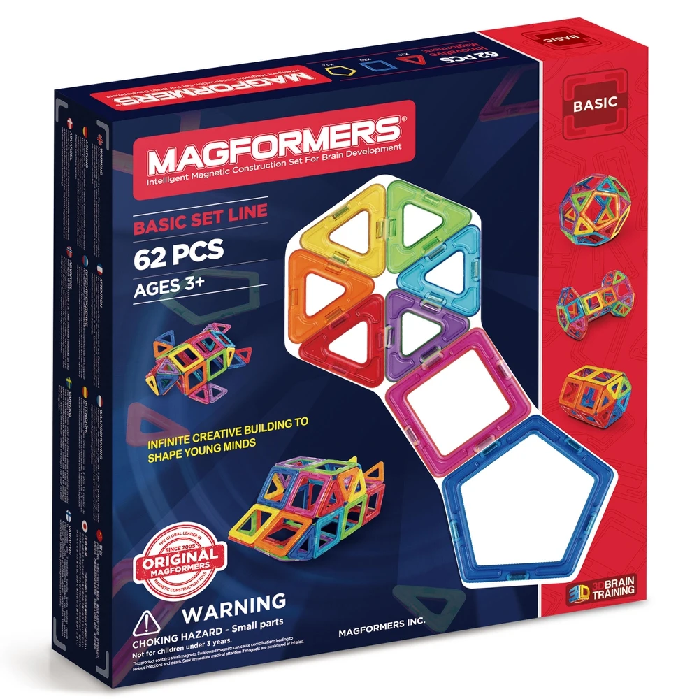 Конструктор магнитный MAGFORMERS 62 701007|Магнитные конструкторы| |