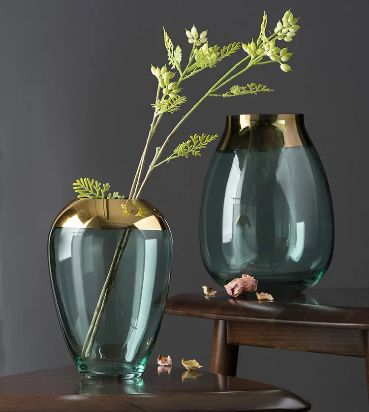 Стеклянная ваза прозрачные вазы домашний декор украшение комнаты цветы