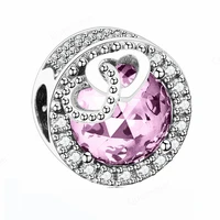 925 sterling silver crystal european charms bead fit original bracelets chain diy pendant charm beads girl women jewelry making