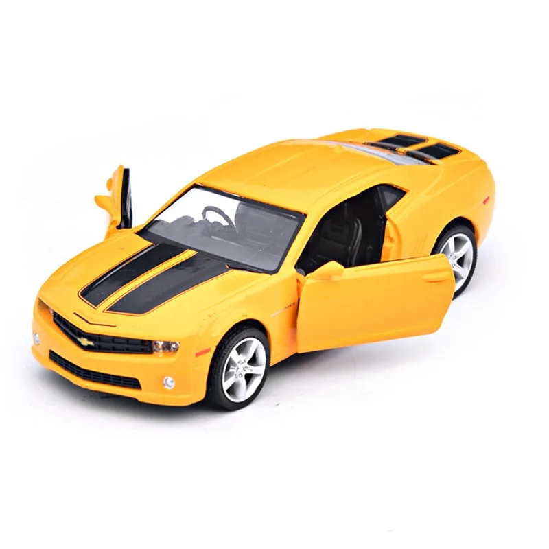 1/36 маленькая литая Автомобильная серия Chevrolet Camero размер 5 дюймов 2 открытые двери