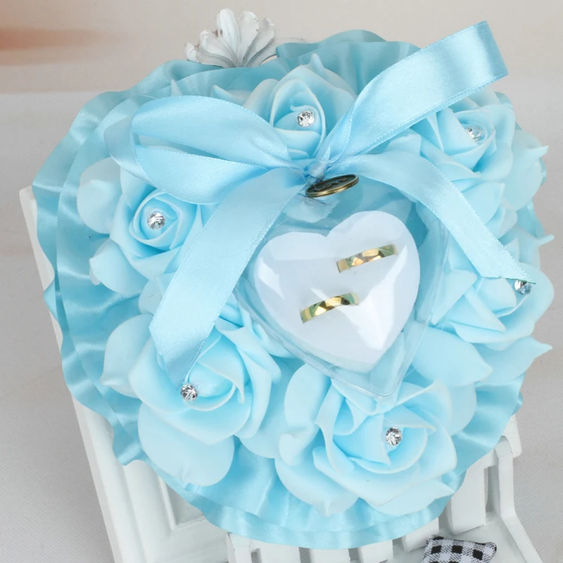 Романтическая роза Свадебные сувениры Стразы в форме сердца подарочная коробка