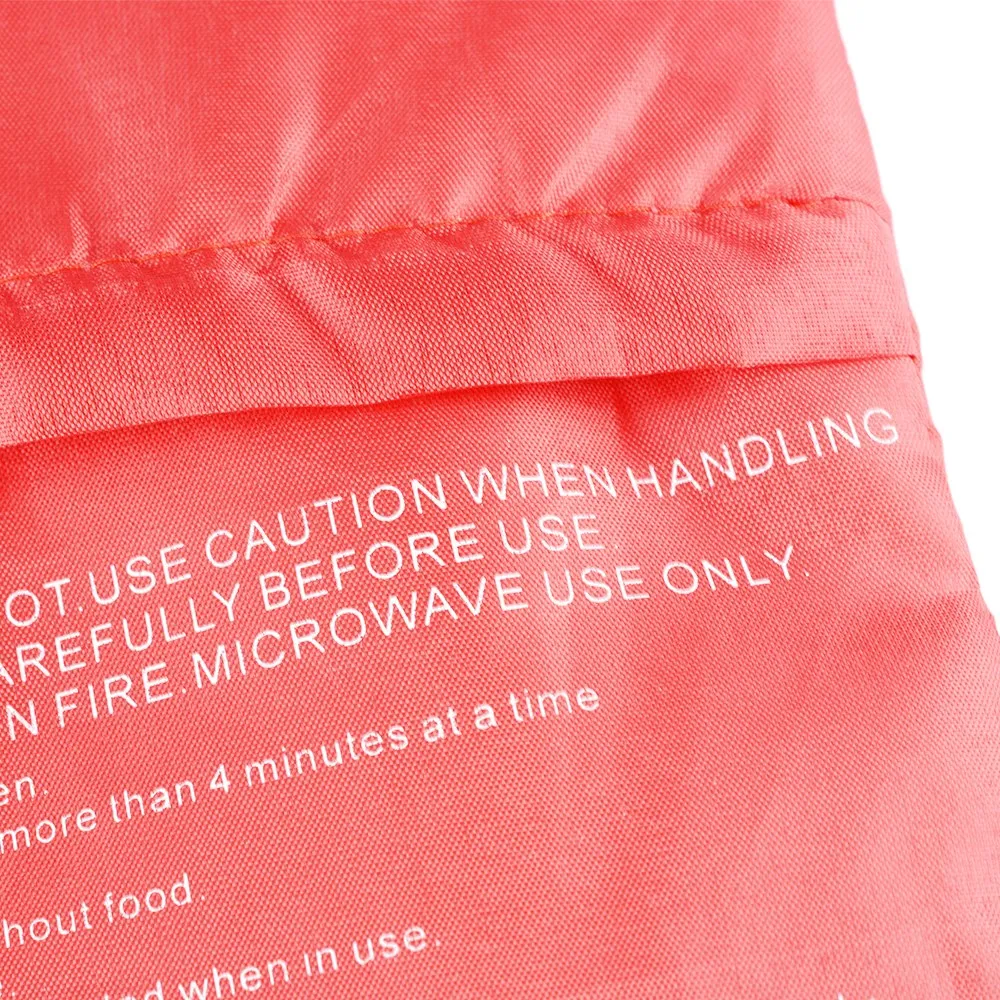 1 шт. красный моющийся пакет для печки запеченного картофеля микроволновой печи