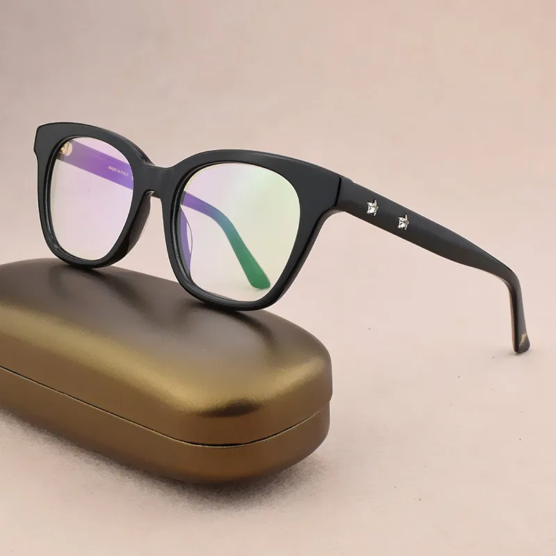 Квадратная Модная брендовая оправа для очков Женская компьютерная по рецепту