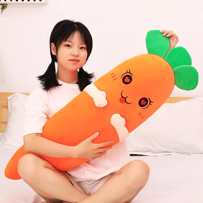 Плюшевая морковка кукла мягкая имитация плюшевая игрушка подушка для обеда