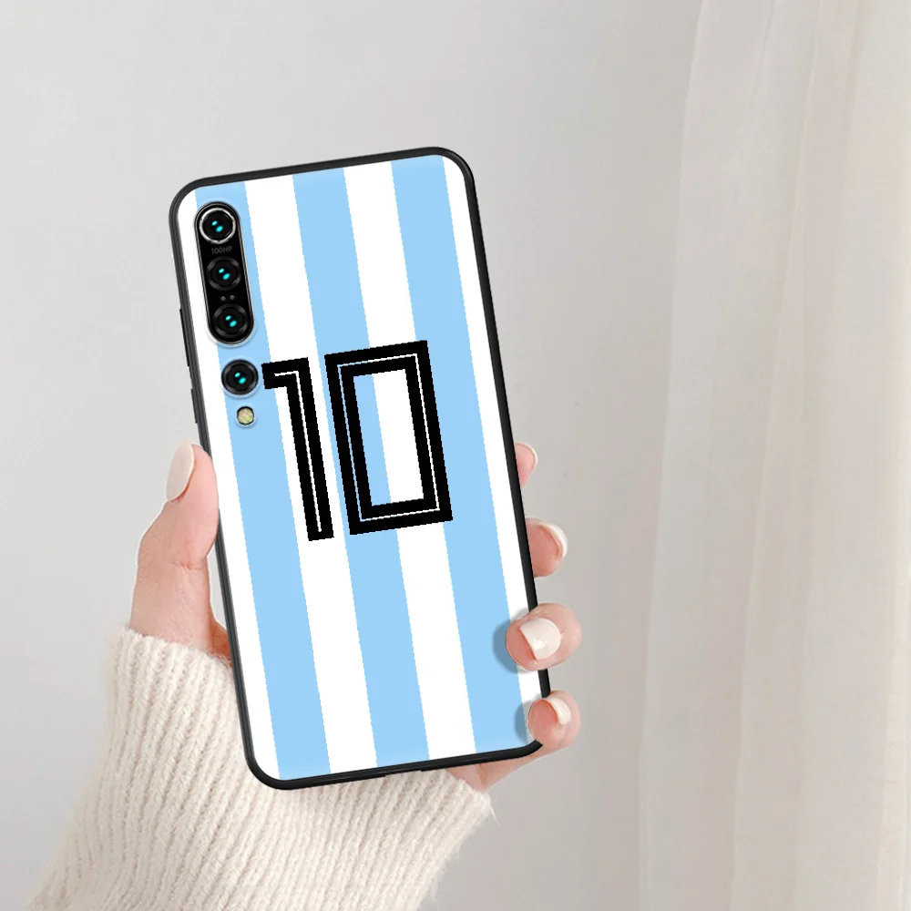 

Athlete Football Messi Phone Case For Xiaomi Mi Note 10 A3 9 MAX 3 A2 8 9 Lite Pro Ultra black Funda Pretty Hoesjes Painting