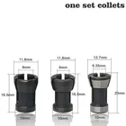 Фрезы по дереву, 6 мм, 6,35 мм и 8 мм, 3 шт., режущий патрон станка конвертов