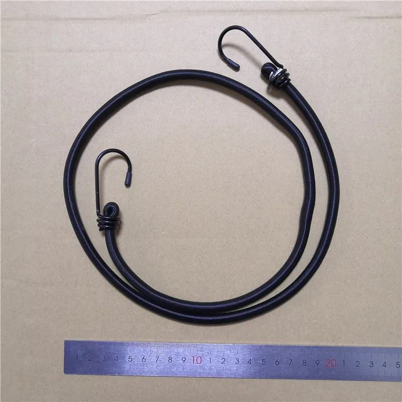 Сверхмощный Эластичный банджи шнур ремень упаковочная веревка с металлическим