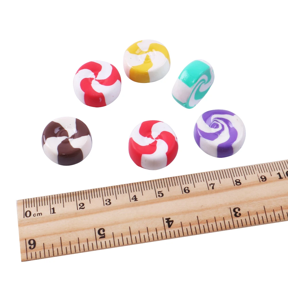 Давид аксессуары конфеты Полимерная глина Кабошоны с плоской задней