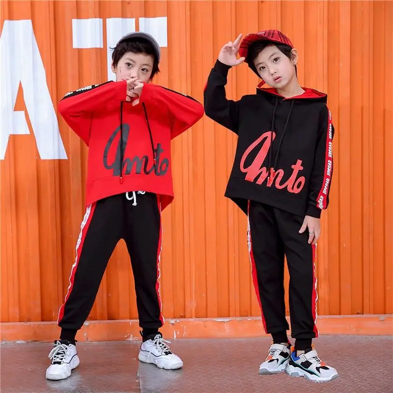 Детская одежда для подростков Костюм маленьких мальчиков спортивный костюм с