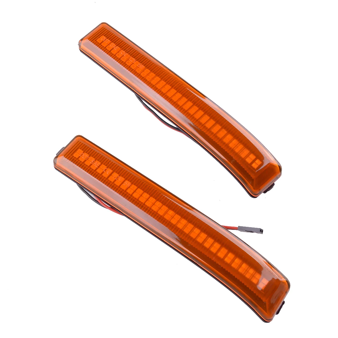 

9L3Z-17E749-AA пара 9L3Z-17E748-AA последовательного светодиодный оранжевые линзы в золотистой оправе зеркала маркер сигнала светильник подходит для ...