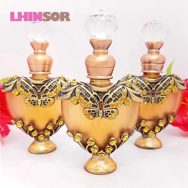 10 мл пустые металлические эфирные масла в арабском стиле бутылки Doterra бронзовые