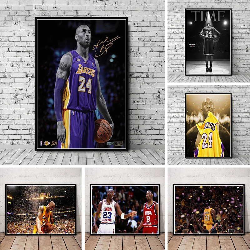 

Great Basketball Player MVP Superstar Art Canvas Painting Posters and Prints Wall Art Pictures Cuadros for Living Room Decor