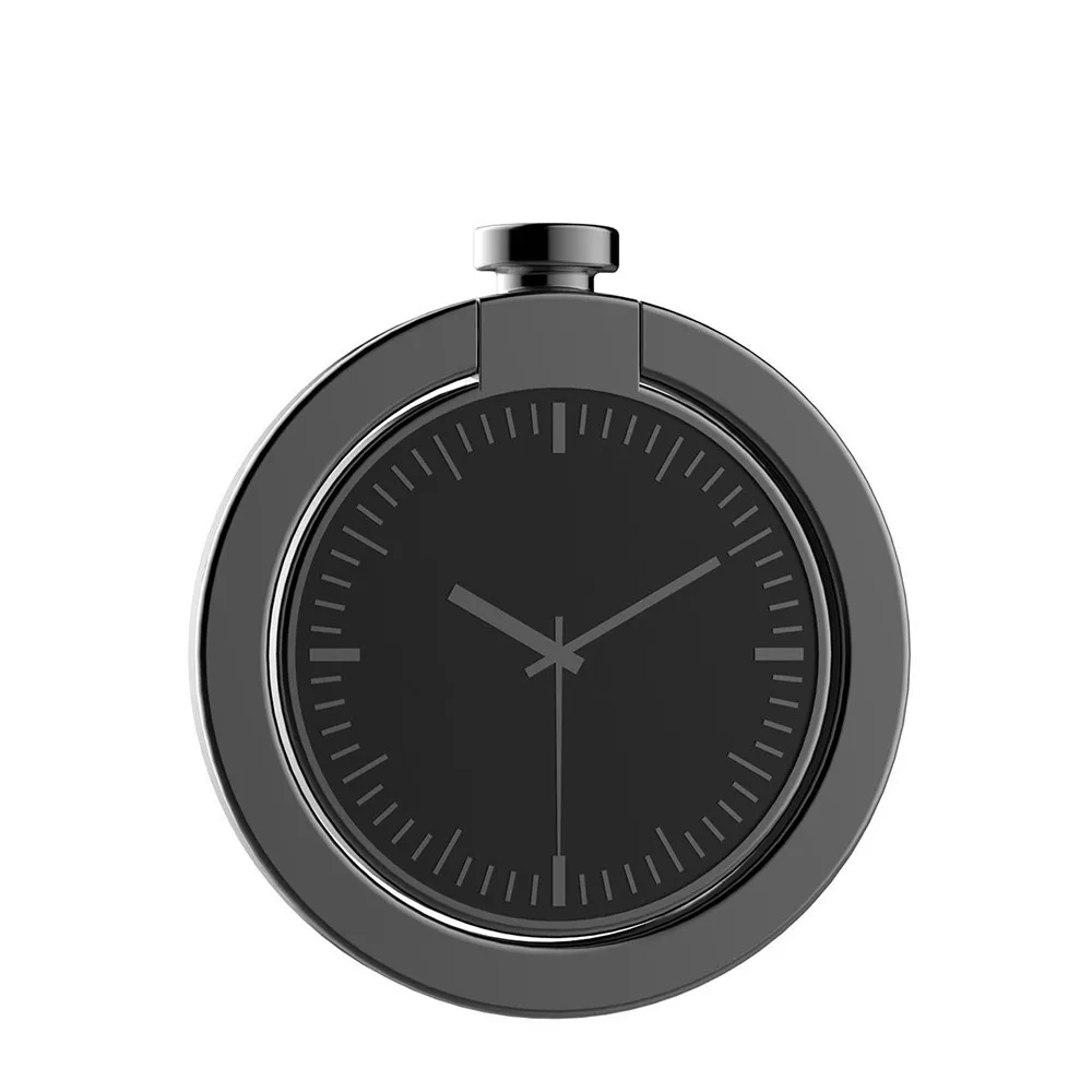 Карманные часы дизайн кольцо на палец из сплава держатель для телефона крепление