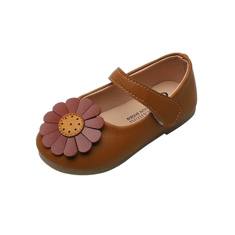 

Children's Shoes Spring New Girls Sunflower Soft Sole Shoes Children's Fashionable Comfortable Cute Princess Shoes Kids Flats